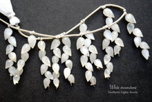 Load image into Gallery viewer, (10) High Quality Smoky Quartz Lozenge Carving Beads Rhombus