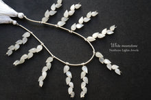 Load image into Gallery viewer, (10) High Quality Smoky Quartz Lozenge Carving Beads Rhombus