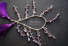 画像をギャラリービューアに読み込む, (1房6粒/10房60粒)高品質 ピンクアメシスト つぼみ ドロップ フラワーバド