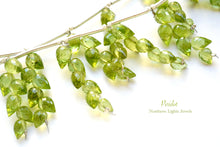 画像をギャラリービューアに読み込む, (1房6粒/10房60粒)高品質 ペリドット つぼみドロップ フラワーバド