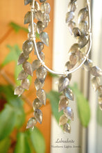 画像をギャラリービューアに読み込む, (1房6粒/10房60粒)高品質 ラブラドライト つぼみ ドロップ フラワーバド