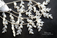 画像をギャラリービューアに読み込む, (1房6粒/10房60粒)高品質 ホワイト オニキス つぼみ ドロップ フラワーバド