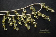 Load image into Gallery viewer, (10) High Quality Smoky Quartz Lozenge Carving Beads Rhombus