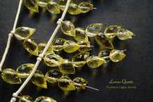 Load image into Gallery viewer, (10) High Quality Smoky Quartz Lozenge Carving Beads Rhombus