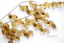 画像をギャラリービューアに読み込む, (1房6粒/10房60粒)高品質 コニャック クォーツ つぼみ ドロップ フラワーバド