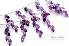 画像をギャラリービューアに読み込む, (1房6粒/10房60粒)高品質 アフリカン アメシスト つぼみ ドロップ フラワーバド