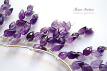 画像をギャラリービューアに読み込む, (1房6粒/10房60粒)高品質 アフリカン アメシスト つぼみ ドロップ フラワーバド