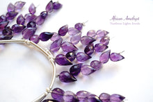 画像をギャラリービューアに読み込む, (1房6粒/10房60粒)高品質 アフリカン アメシスト つぼみ ドロップ フラワーバド