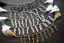 画像をギャラリービューアに読み込む, (1房6粒/10房60粒)高品質 ラブラドライト つぼみ ドロップ フラワーバド