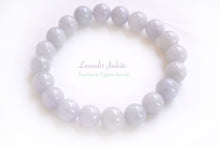 画像をギャラリービューアに読み込む, (粒売り)宝石質 ミャンマー産 天然 ラベンダー翡翠 丸玉 9mm