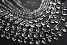 Load image into Gallery viewer, (Half row 10 grains / 1 row 20 grains) Large chocolate moonstone pear shape micro cut