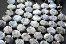 画像をギャラリービューアに読み込む, デンドライトオパール 貫通穴 オクタゴン 8角形