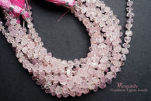 Load image into Gallery viewer, (Half Strand/Single Strand) High Quality Morganite Pink Aquamarine Faceted Tumble Nugget