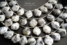 画像をギャラリービューアに読み込む, デンドライト オパール アゲート リーフシェイプ