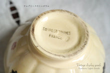 Load image into Gallery viewer, French vintage Sarreguemines cafe au lait mini bowl display supplies