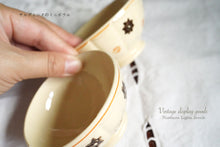 Load image into Gallery viewer, French vintage Sarreguemines cafe au lait mini bowl display supplies