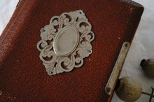 Load image into Gallery viewer, French antique photo book (brown) display supplies