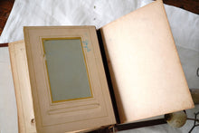 Load image into Gallery viewer, French antique photo book (brown) display supplies