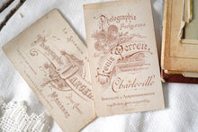 Load image into Gallery viewer, French antique photo book (brown) display supplies