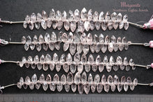 画像をギャラリービューアに読み込む, (半連/1連)高品質 モルガナイト ピンクアクアマリン ファセットマーキス