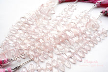 画像をギャラリービューアに読み込む, (半連/1連)高品質 モルガナイト ピンクアクアマリン ファセットマーキス