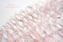 画像をギャラリービューアに読み込む, (半連/1連)高品質 モルガナイト ピンクアクアマリン ファセットマーキス