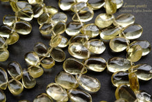 画像をギャラリービューアに読み込む, (M/L)レモンクォーツ プレーン ペアシェイプ