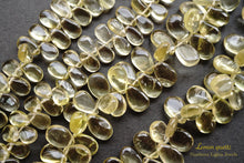 画像をギャラリービューアに読み込む, (M/L)レモンクォーツ プレーン ペアシェイプ