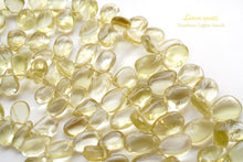 画像をギャラリービューアに読み込む, (M/L)レモンクォーツ プレーン ペアシェイプ