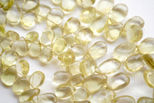 画像をギャラリービューアに読み込む, (M/L)レモンクォーツ プレーン ペアシェイプ