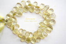 画像をギャラリービューアに読み込む, (M/L)レモンクォーツ プレーン ペアシェイプ