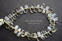 画像をギャラリービューアに読み込む, (M/L)プラシオライト グリーンアメシスト プレーン ペアシェイプ