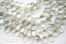 画像をギャラリービューアに読み込む, (M/L)プラシオライト グリーンアメシスト プレーン ペアシェイプ