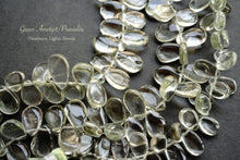 画像をギャラリービューアに読み込む, (M/L)プラシオライト グリーンアメシスト プレーン ペアシェイプ