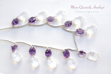 Load image into Gallery viewer, (6.5-7mm) Bicolor Tourmaline Beads Large Button Cut/Faceted Rondelle