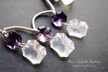 Load image into Gallery viewer, (6.5-7mm) Bicolor Tourmaline Beads Large Button Cut/Faceted Rondelle