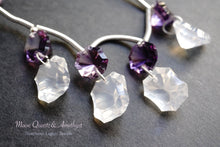 Load image into Gallery viewer, (6.5-7mm) Bicolor Tourmaline Beads Large Button Cut/Faceted Rondelle