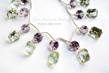 Load image into Gallery viewer, (6.5-7mm) Bicolor Tourmaline Beads Large Button Cut/Faceted Rondelle