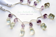 Load image into Gallery viewer, (6.5-7mm) Bicolor Tourmaline Beads Large Button Cut/Faceted Rondelle