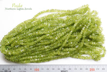 画像をギャラリービューアに読み込む, (1連200粒)ペリドット ヘイシビーズ/スクエアロンデル