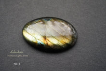 画像をギャラリービューアに読み込む, (No.10-19)宝石質 ゴールド ラブラドライト カボション