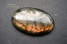 画像をギャラリービューアに読み込む, (No.10-19)宝石質 ゴールド ラブラドライト カボション