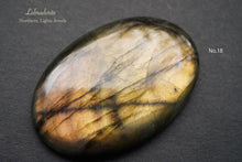 画像をギャラリービューアに読み込む, (No.10-19)宝石質 ゴールド ラブラドライト カボション