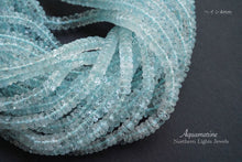 画像をギャラリービューアに読み込む, (半連/1連)上質 アクアマリン ヘイシ ボタン