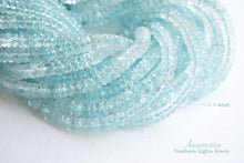 画像をギャラリービューアに読み込む, (半連/1連)上質 アクアマリン ヘイシ ボタン