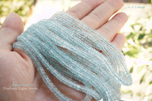 画像をギャラリービューアに読み込む, (半連/1連)上質 アクアマリン ヘイシ ボタン