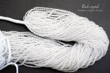 Load image into Gallery viewer, (150 grains per row) High quality rose quartz, small round cut, 2.5mm ball cut