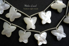 画像をギャラリービューアに読み込む, (2/10粒)上質 シェル MOP バタフライ シェイプ 蝶々 バタフライシェイプ
