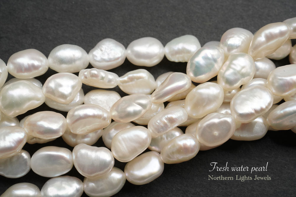 珍しい形ですハート 淡水パール バロックパール パール 真珠 ホワイト
