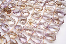 画像をギャラリービューアに読み込む, (M/L/LL)宝石質 アメトリン ファセットペアシェイプ ペアリング済み